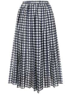 Sara Lanzi плиссированная юбка в клетку