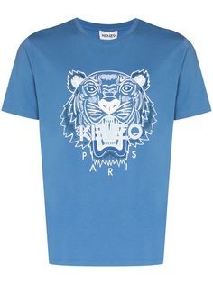 Kenzo футболка с принтом Tiger
