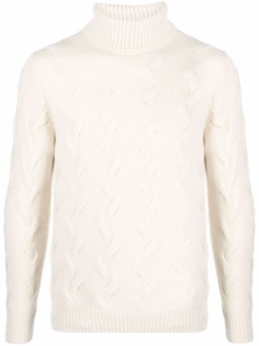 Lardini кашемировый джемпер с высоким воротником