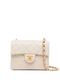 Chanel Pre-Owned мини-сумка на плечо Classic Flap Square 1998-го года