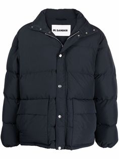 Jil Sander пуховик с высоким воротником