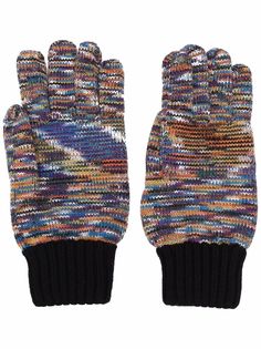 Missoni трикотажные перчатки Multicolour