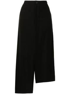 Yohji Yamamoto юбка с асимметричным подолом
