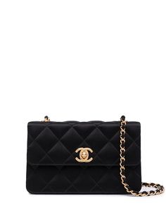 Chanel Pre-Owned стеганая мини-сумка через плечо 1997-го года