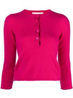 extreme cashmere кашемировый топ с рукавами три четверти