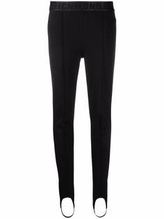 John Richmond легинсы со штрипками и логотипом