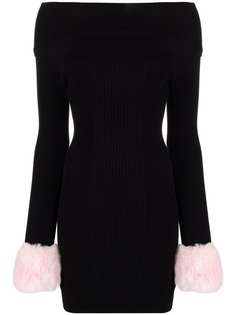 Blumarine платье с открытыми плечами