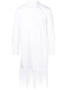 Comme Des Garçons Homme Plus рубашка с бахромой