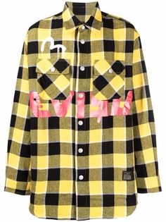 Evisu рубашка в клетку