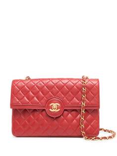 Chanel Pre-Owned стеганая сумка на плечо 1985-1993-х годов с логотипом CC