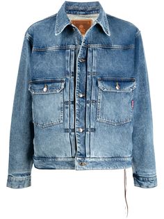 Mastermind Japan 2 Way denim trucker jacket