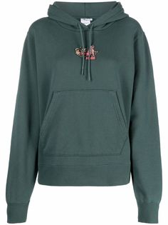 PUMA худи с цветочной вышивкой