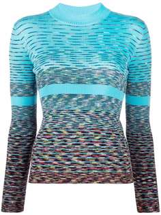 M Missoni топ вязки интарсия с длинными рукавами