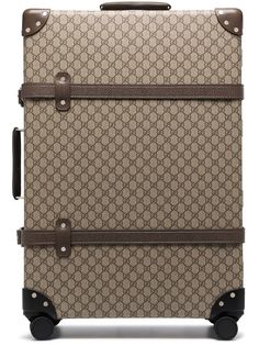 Gucci чемодан с логотипом GG из коллаборации с Globe-Trotter