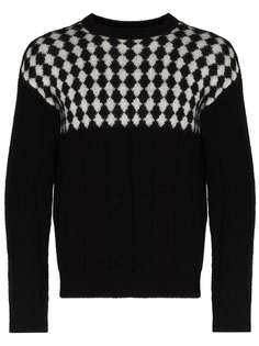 Saint Laurent джемпер в клетку