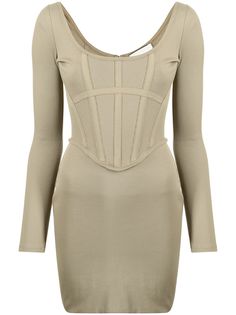 Dion Lee платье мини с корсетом