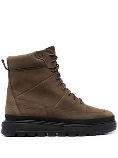 Timberland ботинки в стиле милитари на шнуровке