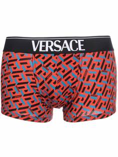 Versace боксеры с принтом La Greca