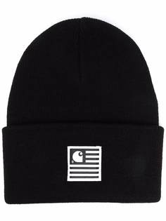 Carhartt WIP шапка бини с нашивкой-логотипом