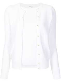 Chanel Pre-Owned кардиган 1996-го года на пуговицах с логотипом CC