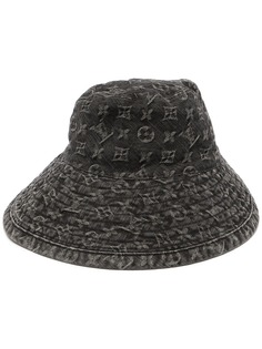 Louis Vuitton джинсовая шляпа 2000-х годов с монограммой