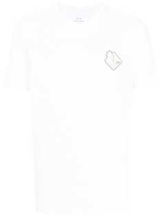 Armani Exchange футболка с нашивкой-логотипом