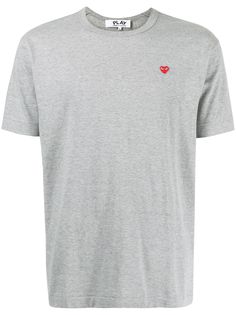 Comme Des Garçons Play embroidered heart T-shirt
