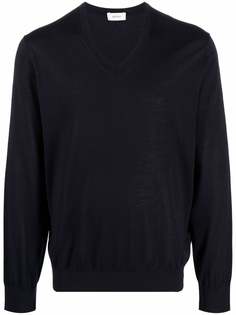 Z Zegna шерстяной джемпер с V-образным вырезом