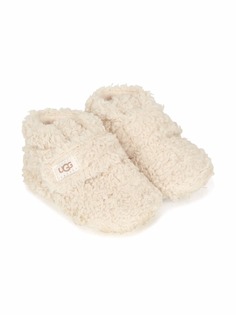 UGG Kids фактурные пинетки на липучках