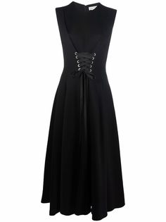 Alexander McQueen длинное платье с корсетом