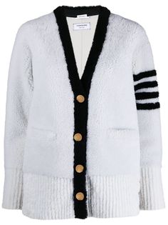 Thom Browne кардиган с полосками 4-Bar