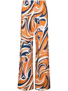 Emilio Pucci брюки с абстрактным принтом