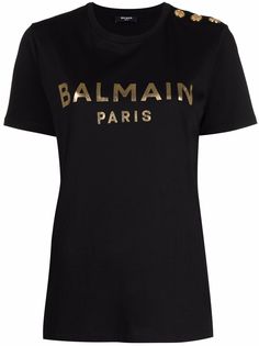 Balmain футболка с логотипом