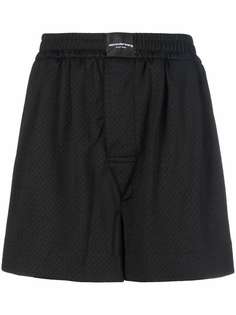 Alexander Wang шорты из джерси с перфорацией