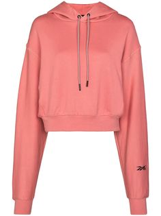 Reebok x Victoria Beckham укороченное худи с логотипом