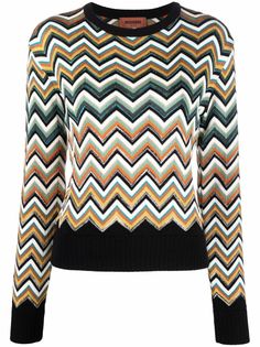 Missoni джемпер с узором шеврон