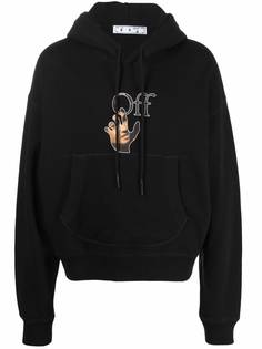 Off-White худи с принтом Caravaggio