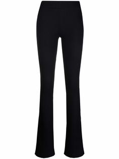 Helmut Lang расклешенные брюки строгого кроя