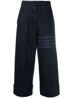 Thom Browne укороченные брюки с полосками 4-Bar