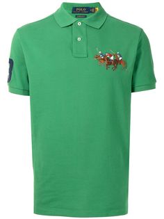 Polo Ralph Lauren рубашка поло с вышивкой