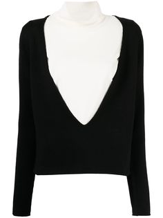 Jil Sander джемпер в стиле колор-блок