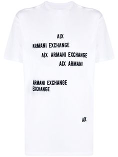 Armani Exchange футболка с логотипом
