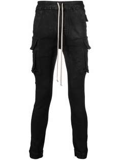 Rick Owens DRKSHDW узкие брюки карго