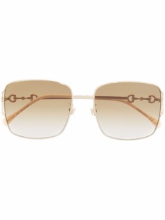 Gucci Eyewear солнцезащитные очки в квадратной оправе