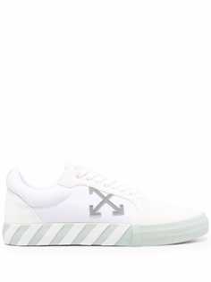 Off-White кеды с логотипом