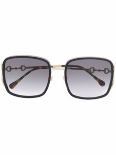 Gucci Eyewear солнцезащитные очки в квадратной оправе