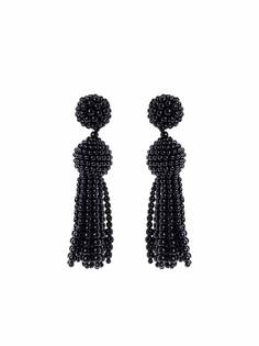 Oscar de la Renta серьги с кисточками