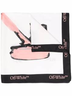 Off-White шарф с логотипом Arrows