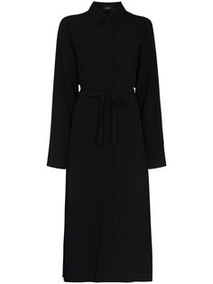 JOSEPH Dalan belted waist midi dress