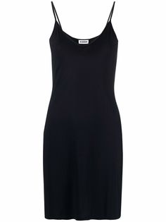 Jil Sander платье-комбинация на тонких бретелях